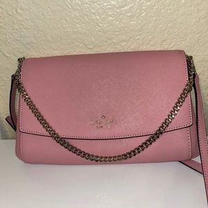 Kate Spade New York Laurel Way Greer Crossbody Shoulder Bag Dusty Peony Pink